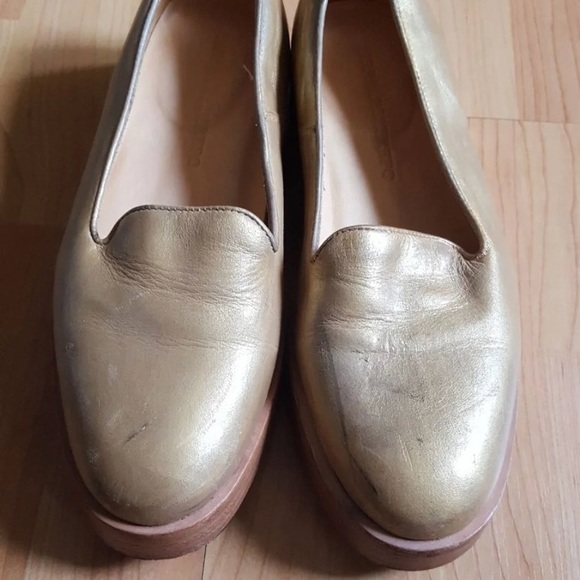 Dieppa Restrepo gold leon platform shoes - Picture 4 of 4